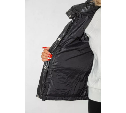 Жилет женский, цвет черный, 244R533-1.