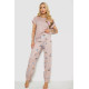 Женская пижама с принтом, цвет бежевый, 243R004-P19