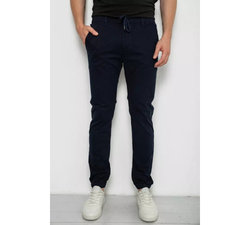 Джоггеры мужские, цвет темно-синий, 244RTE916.