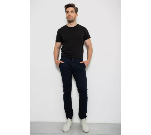 Джоггеры мужские, цвет темно-синий, 244RTE916.