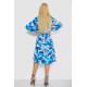 Платье с принтом софт, цвет молочно-синий, 214R0226-3