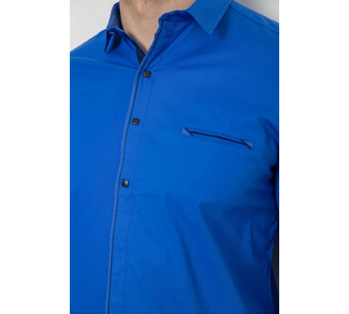 Сорочка чоловіча, колір електрик, 214R7083