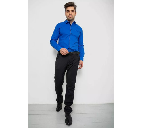 Сорочка чоловіча, колір електрик, 214R7083