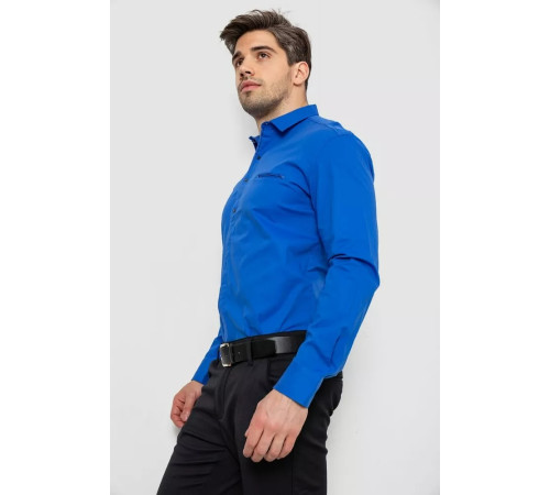 Сорочка чоловіча, колір електрик, 214R7083