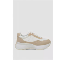 Кросівки жіночі, колір біло-бежевий, 248RXM40