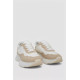 Кроссовки женские, цвет бело-бежевый, 248RXM40
