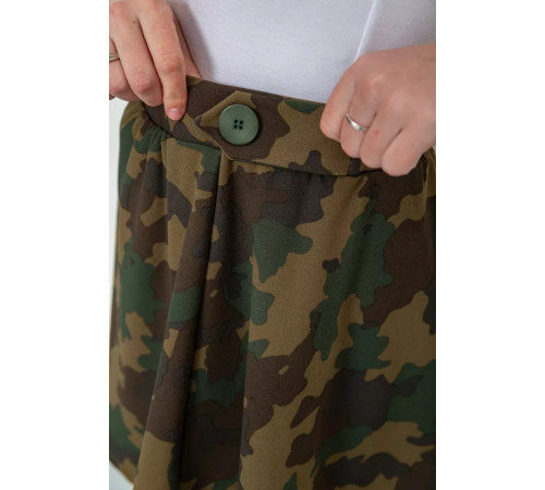 Спідниця, колір хакі, 244R268-1