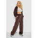Спортивный костюм женский велюровый на молнии, цвет шоколадный, 177R065