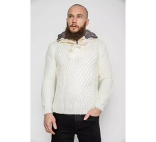 Свитер мужской, цвет белый, 214R10331