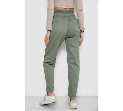 Джинси жіночі, колір оливковий, 250R1573