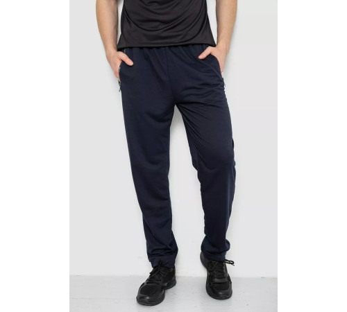 Спорт штани чоловічі, колір темно-синій, 244R401