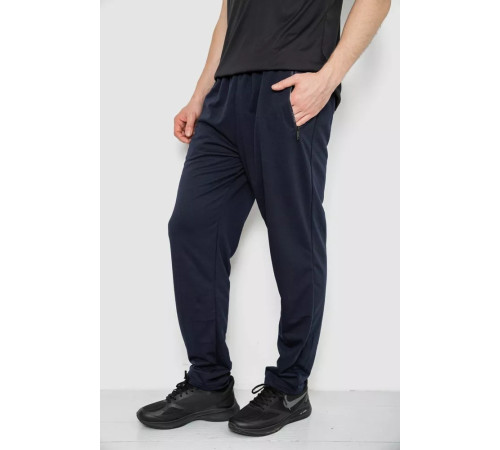 Спорт штани чоловічі, колір темно-синій, 244R401