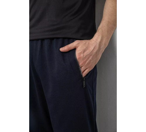 Спорт штани чоловічі, колір темно-синій, 244R401