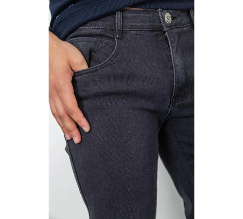 Джинси чоловічі, колір темно-сірий, 240R6903