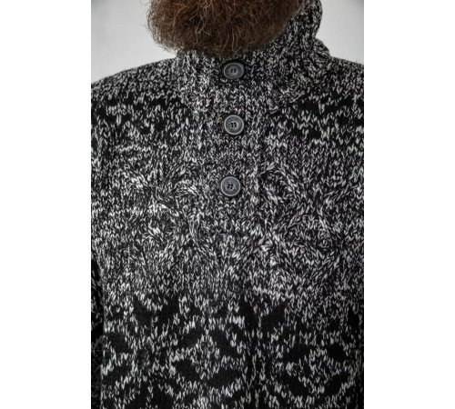 Свитер мужской, цвет черно-белый, 214R10321.