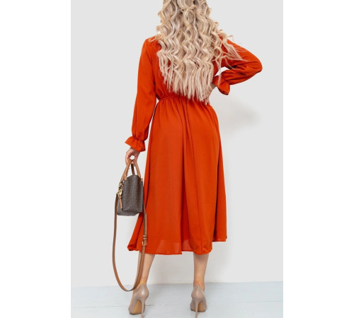 Ошатне плаття, колір теракотовий, 204R601