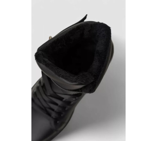 Ботинки зимние женские на меху, черный, 248RA2251