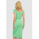 Платье в полоску, цвет серо-салатовый, 244R536-1