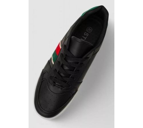 Кеди жіночі, колір чорно-зелений, 248RR186-4