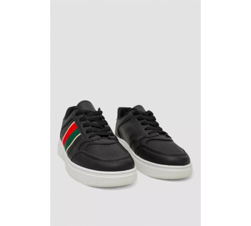 Кеди жіночі, колір чорно-зелений, 248RR186-4