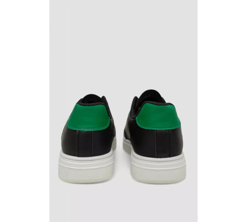 Кеди жіночі, колір чорно-зелений, 248RR186-4