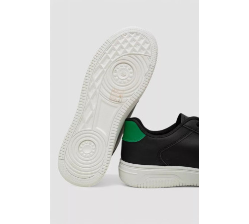 Кеди жіночі, колір чорно-зелений, 248RR186-4