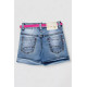Джинсовые шорты для девочки, цвет синий, 247R1210