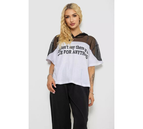 Женская пижама с принтом, цвет белый, 243R1600-024-1