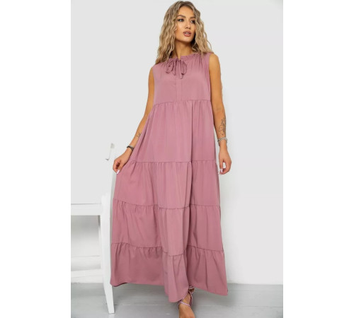 Платье-сарафан софт, цвет пудровый, 102R5252
