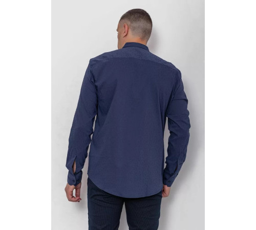 Сорочка чоловіча класична, колір синій, 244R4686