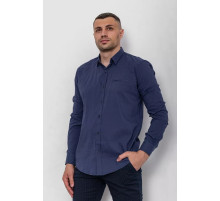 Сорочка чоловіча класична, колір синій, 244R4686