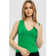 Майка жіноча однотонна, колір зелений, 186R303