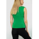 Майка жіноча однотонна, колір зелений, 186R303