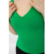 Майка жіноча однотонна, колір зелений, 186R303
