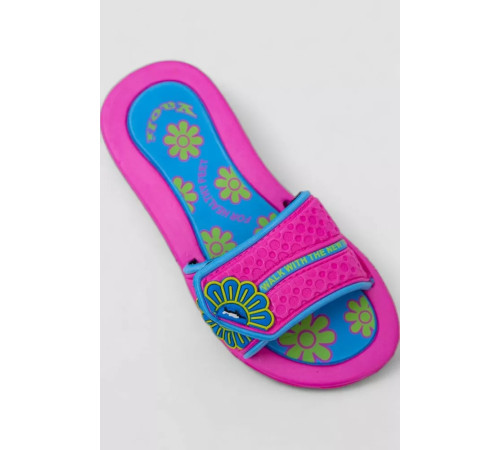 Шльопанці гумові дитячі для дівчаток, колір фуксія, 243R617C-59