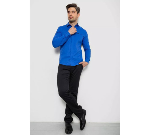 Сорочка чоловіча, колір електрик, 214R7843