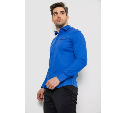 Сорочка чоловіча, колір електрик, 214R7843