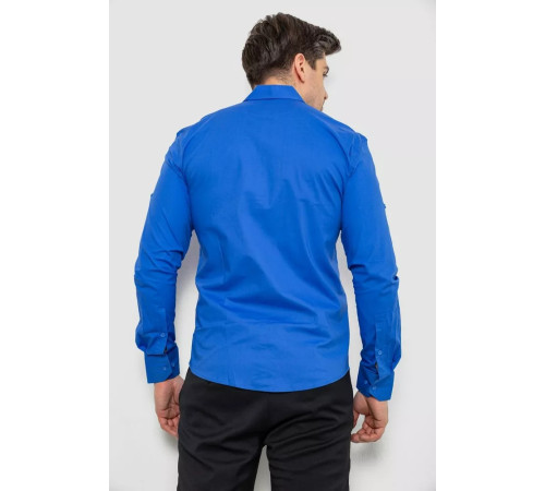 Сорочка чоловіча, колір електрик, 214R7843