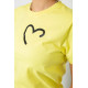 Женская футболка с принтом, цвет желтый, 238R57384-1