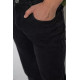 Джинси чоловічі однотонні, колір чорний, 244R115