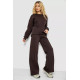 Женский спортивный костюм на флисе, цвет шоколадный, 102R7733