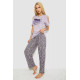 Пижама женская с принтом, цвет светло-сиреневый, 243R3038-B