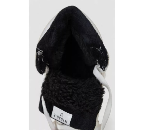 Кросівки жіночі зимові на хутрі, колір біло-бежевий, 248RH1030