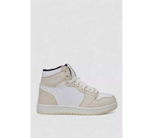 Кросівки жіночі зимові на хутрі, колір біло-бежевий, 248RH1030