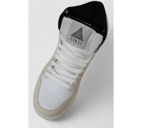 Кросівки жіночі зимові на хутрі, колір біло-бежевий, 248RH1030