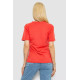 Женская футболка с принтом, цвет коралловый, 238R330