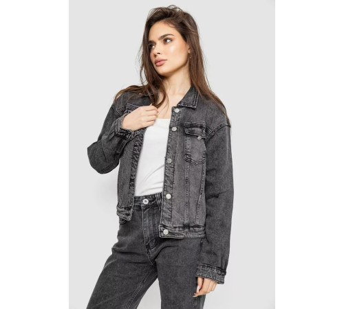 Куртка жіноча джинсова 255RA2280, колір Сірий