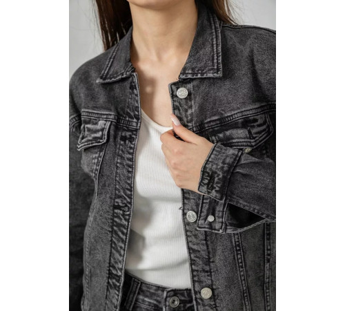 Куртка жіноча джинсова 255RA2280, колір Сірий