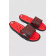 Шльопанці чоловічі, колір чорно-червоний, 243RRR0-22