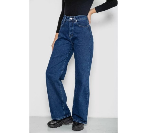 Джинси жіночі утеплені Palazzo, колір синій, 207RV230-5